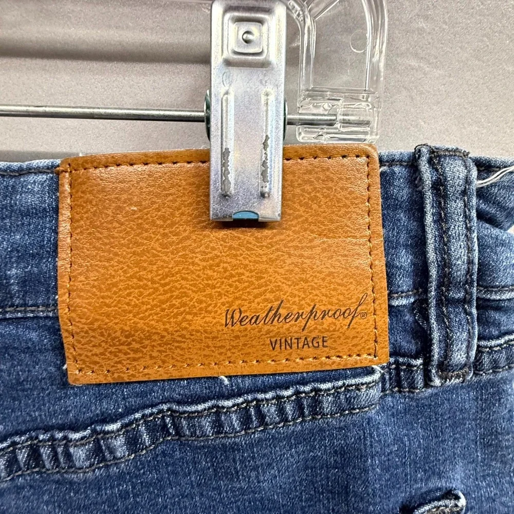 Weatherproof Vintage Jeans Mens 36x32 Blue Denim Stretch Streetwear Straight Fit